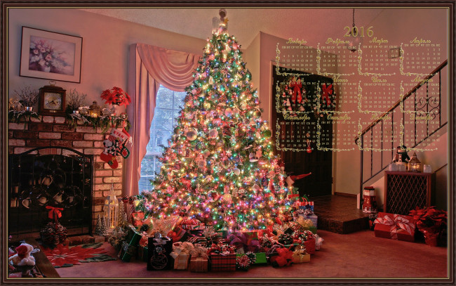Обои картинки фото календари, праздники,  салюты, ёлка, праздник