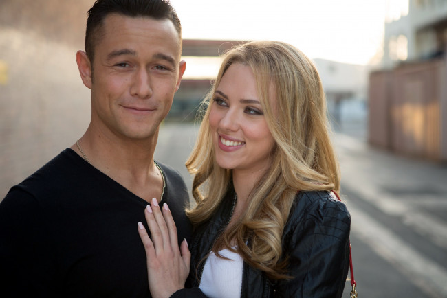 Обои картинки фото don jon, кино фильмы, scarlett, johansson, joseph, gordon-levitt