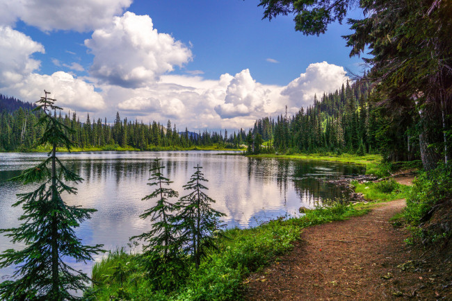 Обои картинки фото природа, реки, озера, горы, лес, река