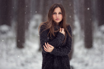 Картинка девушки -unsort+ брюнетки +шатенки лицо взгляд