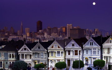 Картинка города сан-франциско+ сша дома двухэтажные
