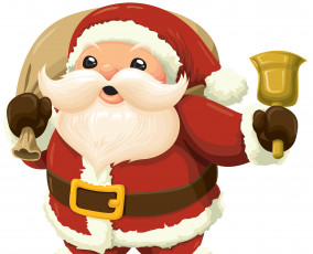 Картинка праздничные векторная+графика+ новый+год новый год фон праздник санта клаус