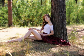 Картинка девушка девушки -unsort+ рыжеволосые+и+другие модель