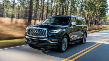 Картинка infiniti+qx80+2018 автомобили infiniti 2018 hermosa blue color qx80