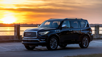 Картинка infiniti+qx80+2018 автомобили infiniti 2018 blue color hermosa qx80