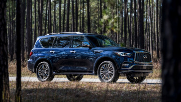 Картинка infiniti+qx80+2018 автомобили infiniti hermosa color blue 2018 qx80