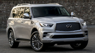 обоя infiniti qx80 2018, автомобили, infiniti, platinum, 2018, qx80
