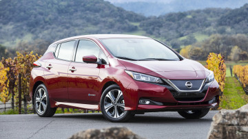 обоя nissan leaf 2018, автомобили, nissan, datsun, leaf, 2018