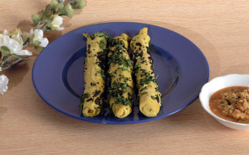 Картинка еда блины +оладьи зелень блинчики