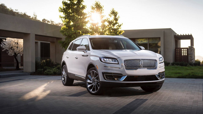 Обои картинки фото lincoln mkx nautilus 2018, автомобили, lincoln, белый, 2018, mkx, nautilus