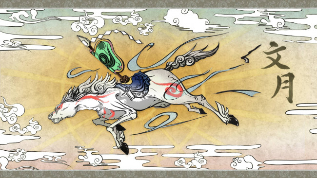 Обои картинки фото видео игры, okami, адвенчура, игра