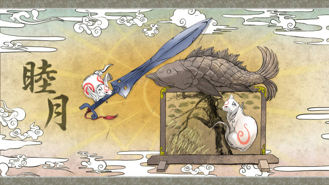 Обои картинки фото видео игры, okami, игра, адвенчура