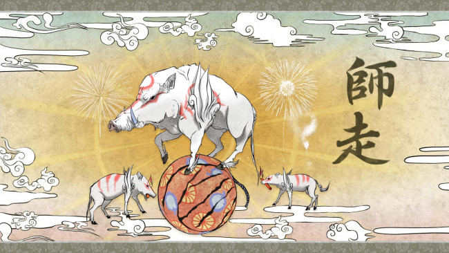 Обои картинки фото видео игры, okami, игра, адвенчура