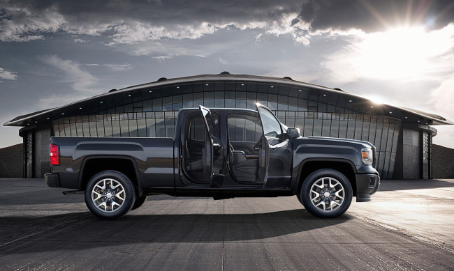 Обои картинки фото gmc sierra 2014, автомобили, gm-gmc, 2014, gmc, sierra