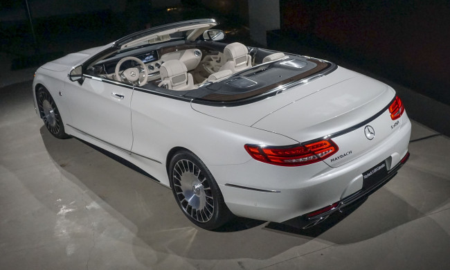 Обои картинки фото maybach- mercedes s650 cabriolet 2018, автомобили, mercedes-benz, cabriolet, s650, maybach-, mercedes, белый, 2018
