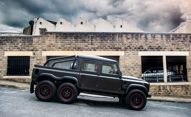 Обои картинки фото kahn design flying huntsman 6x6 land-rover defender 2017, автомобили, land-rover, 2017, defender, huntsman, 6x6, flying, design, kahn