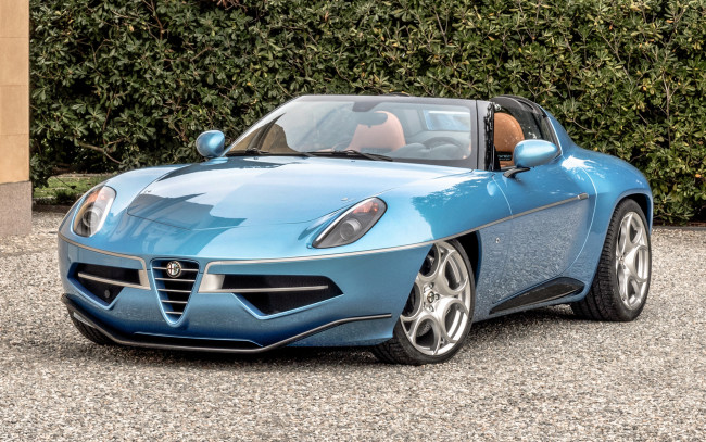 Обои картинки фото alfa romeo disco volante spyder touring 2016, автомобили, alfa romeo, 2016, disco, volante, spyder, touring, alfa, romeo