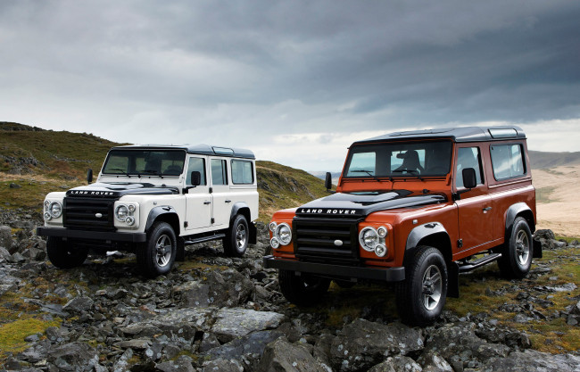 Обои картинки фото land-rover defender 4-door 2015, автомобили, land-rover, defender, 2015, 4-door