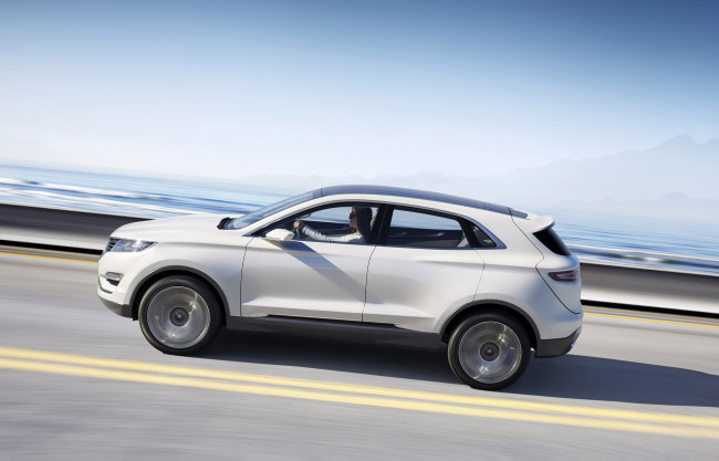 Обои картинки фото lincoln mkc concept 2013, автомобили, lincoln, mkc, белый, 2013, concept