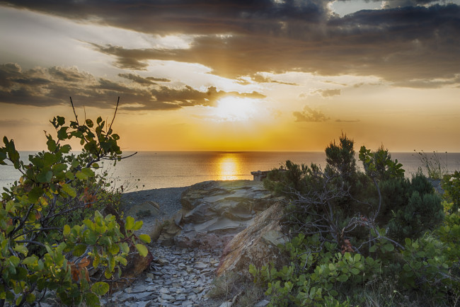 Обои картинки фото природа, восходы, закаты, простор