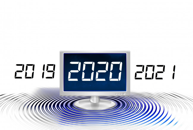 Обои картинки фото праздничные, 3д графика , новый год, года, табло