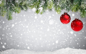 Картинка праздничные шары merry christmas