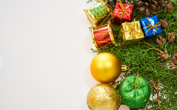 Картинка праздничные украшения пихта