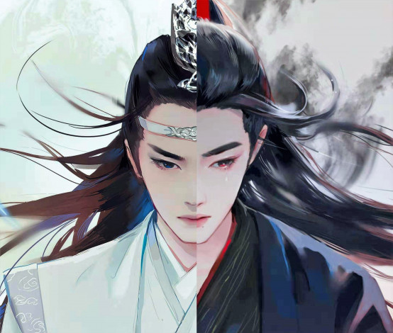 Обои картинки фото рисованное, кино,  мультфильмы, вэй, усянь, лань, ванцзы