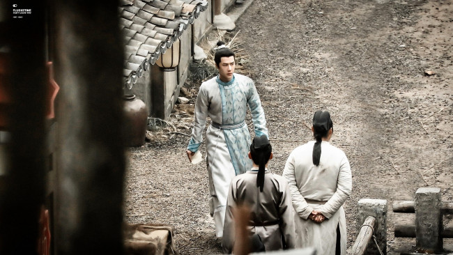 Обои картинки фото кино фильмы, fengqi luoyang , сериал, байли, хунъи, улица, люди