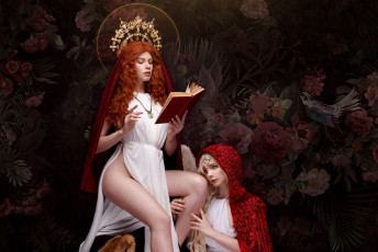 Картинка anastasia+zhilina девушки анастасия+жилина anastasia zhilina cosplay блондинка анастасия жилина модели красотки образ две девушка модель рыжеволосая красотка поза флирт стройная сексуальная фигура