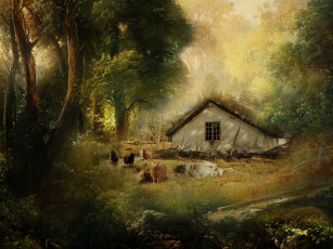 обоя разное, компьютерный дизайн, барашки