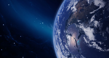 обоя космос, земля, планета