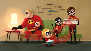 обоя мультфильмы, the incredibles, the, incredibles
