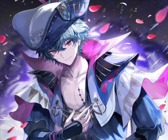 Обои картинки фото аниме, wuthering waves, парень