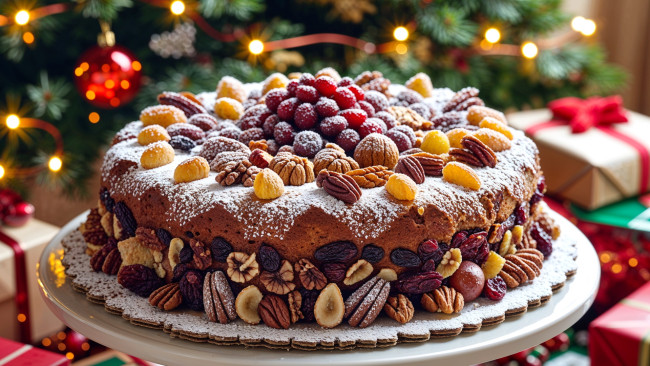 Обои картинки фото 3д графика, праздники , holidays, рождественский, пудинг