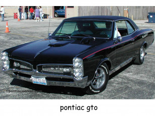 обоя pontiac, gto, автомобили