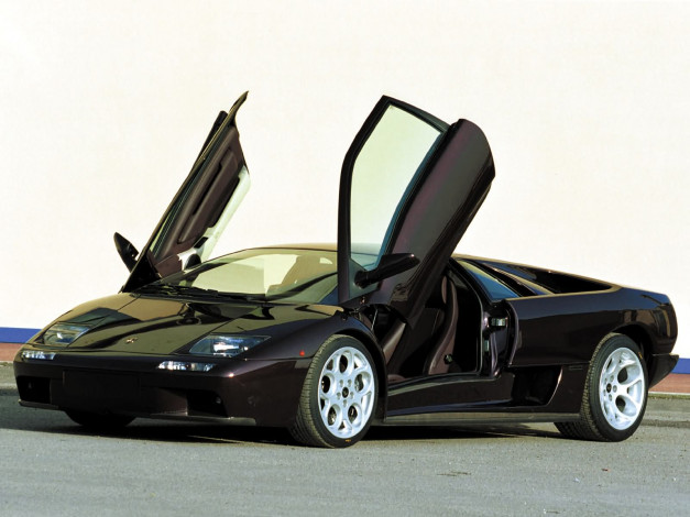 Обои картинки фото lamborgini, diablo, vt, se, 2001, автомобили, lamborghini