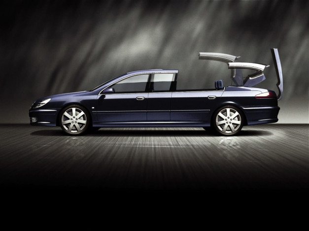 Обои картинки фото peugeot, 607, paladine, concept, автомобили