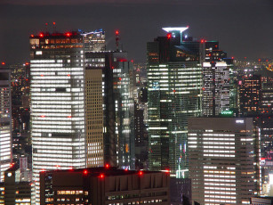 Картинка города огни ночного