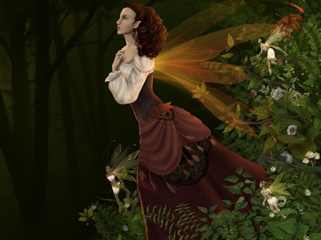 Обои картинки фото фэнтези, феи