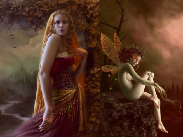 Обои картинки фото фэнтези, феи