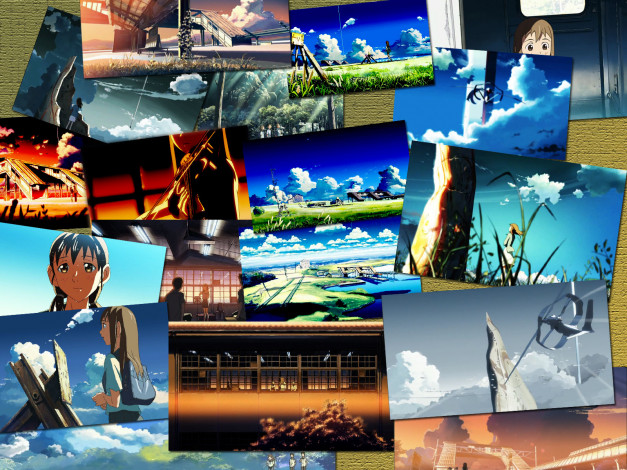 Обои картинки фото аниме, kumo, no, mukou, yakusoku, basho