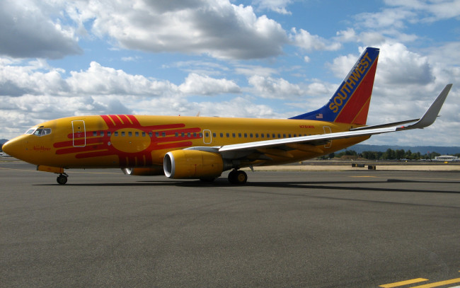 Обои картинки фото boeing, 737, 700ng, авиация