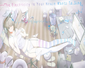 Картинка аниме headphones instrumental