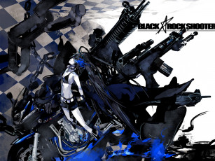 Картинка аниме black rock shooter