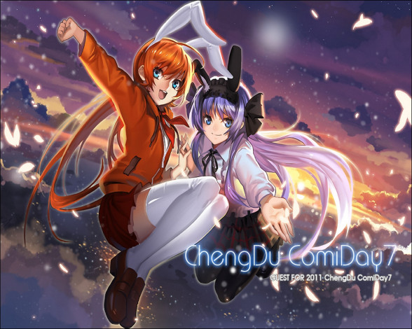 Обои картинки фото аниме, animals