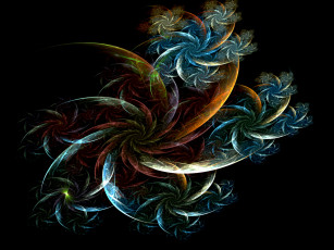 Картинка 3д графика fractal фракталы фрактал фон