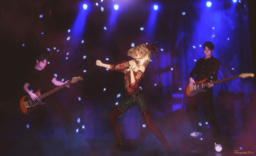 Картинка 3д графика people люди концерт