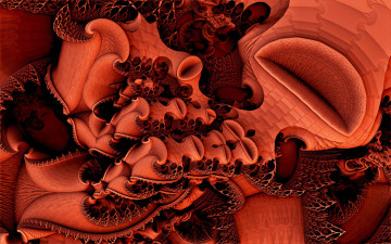 Картинка 3д графика fractal фракталы узор фон