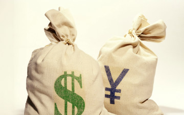 Картинка разное золото купюры монеты мешки